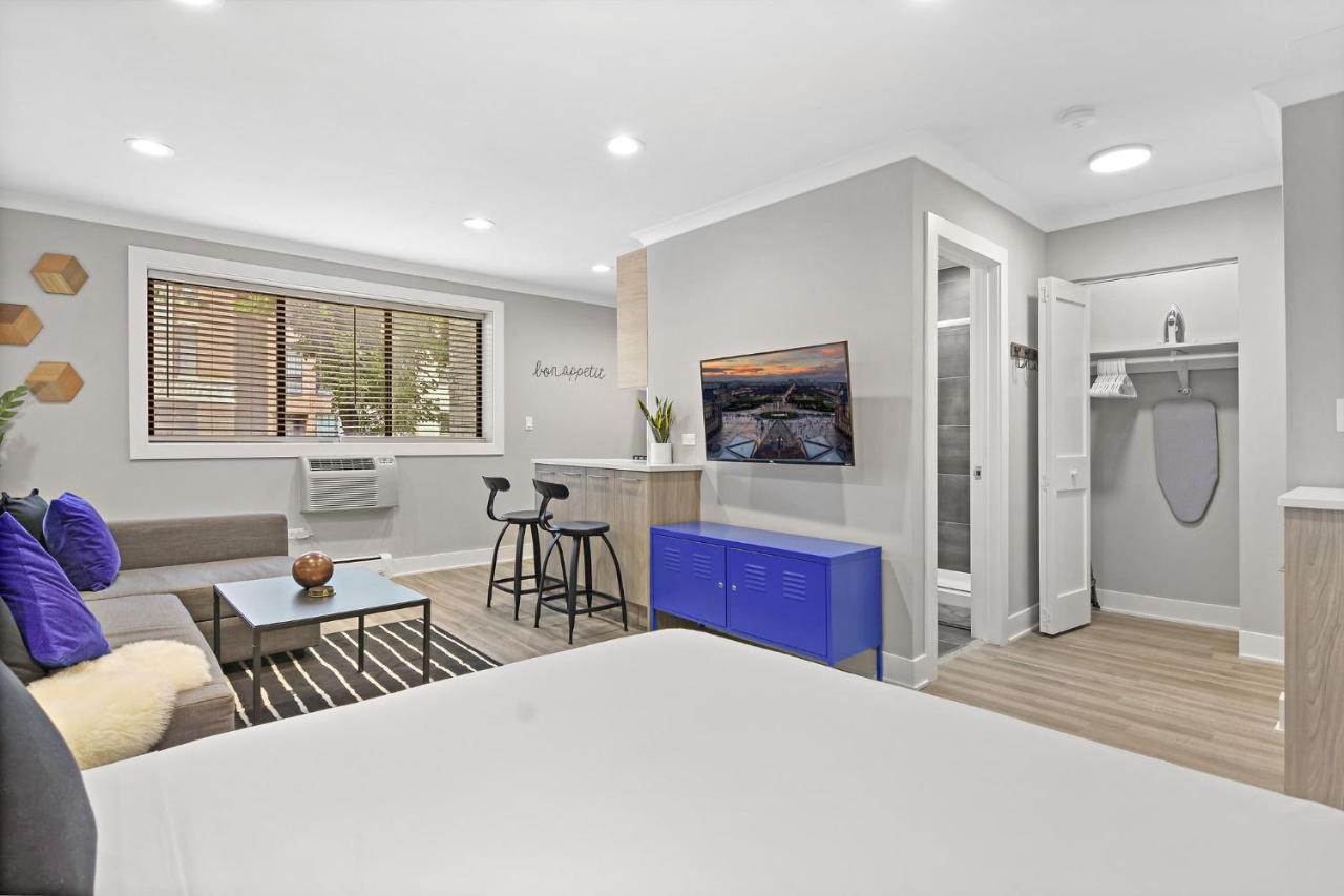 Sophisticated Studio Apartment With Modern Kitchen - Oakdale Od2 Rep Chicago Buitenkant foto